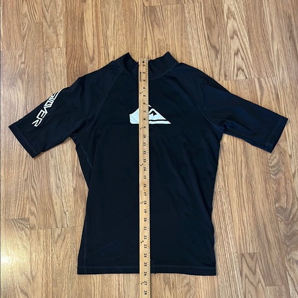 Quiksilver Rashguard Rash Guard black Medium M - Picture 2 of 8